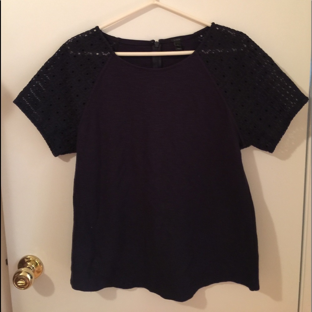 J.Crew Fancy T-Shirt Blouse: Tags removed New!